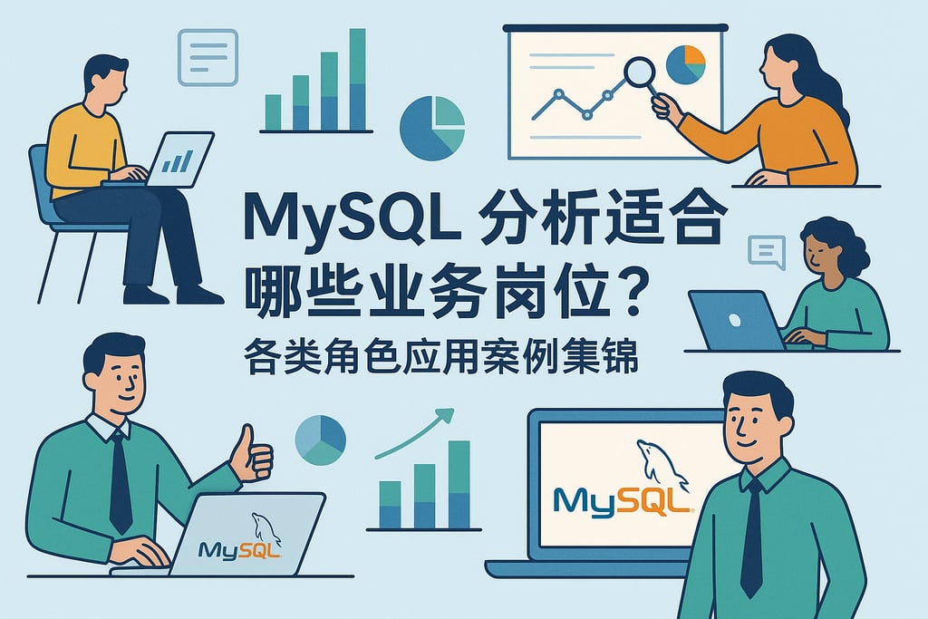 mysql分析适合哪些业务岗位？各类角色应用案例集锦