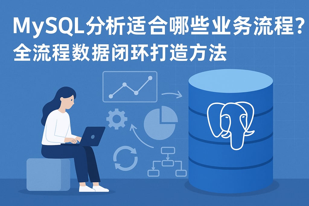 mysql分析适合哪些业务流程？全流程数据闭环打造方法