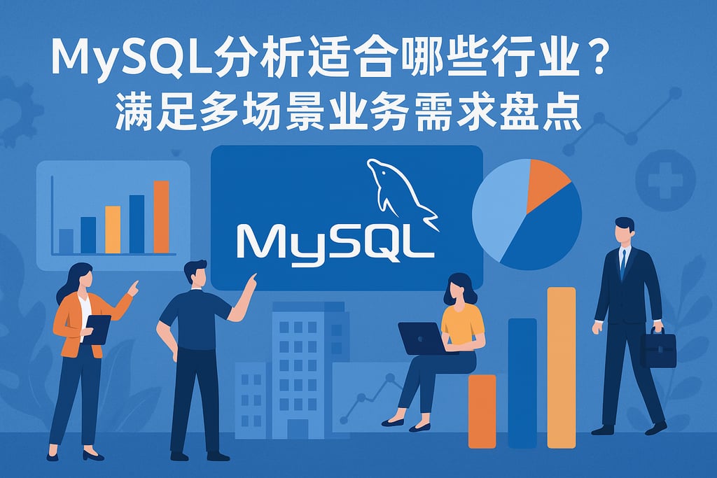 mysql分析适合哪些行业？满足多场景业务需求盘点