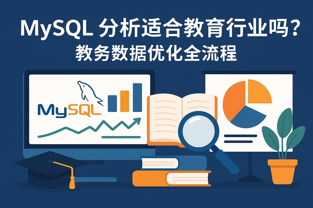 mysql分析适合教育行业吗？教务数据优化全流程