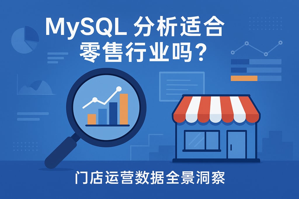 mysql分析适合零售行业吗？门店运营数据全景洞察