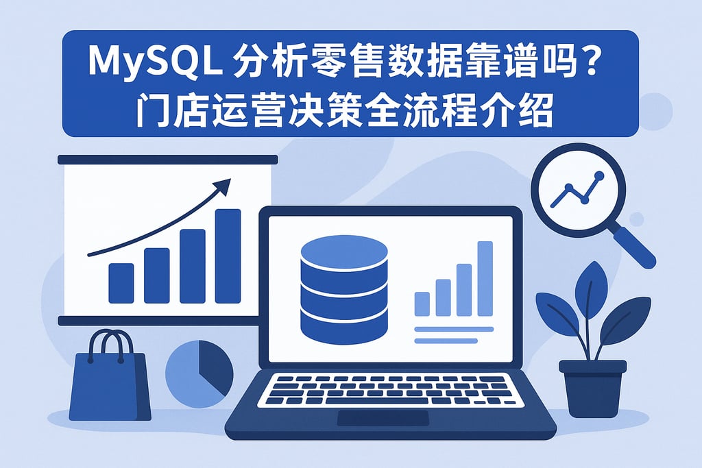 mysql分析零售数据靠谱吗？门店运营决策全流程介绍
