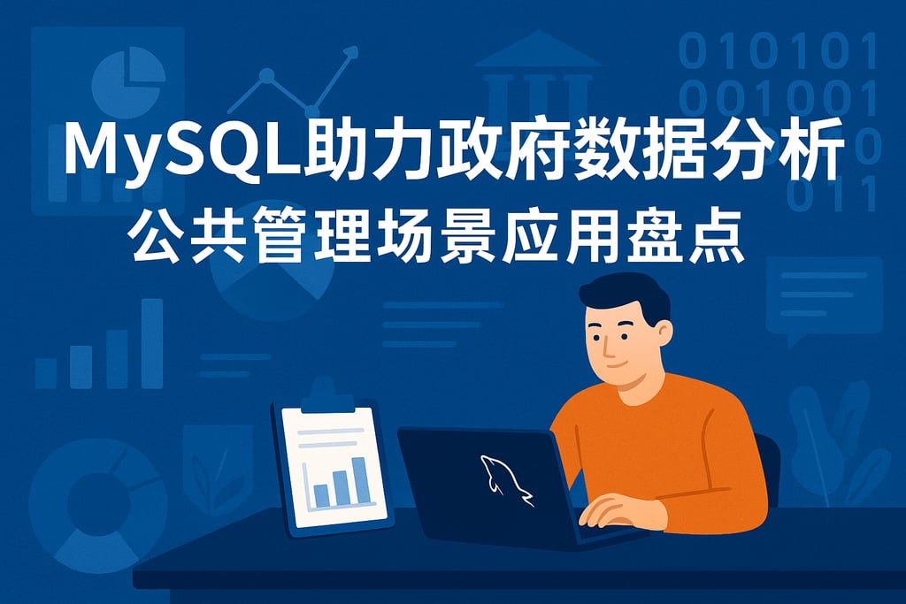 mysql助力政府数据分析吗？公共管理场景应用盘点