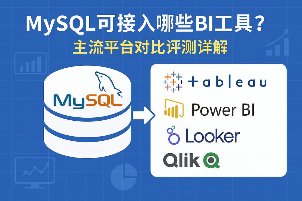 mysql可接入哪些BI工具？主流平台对比评测详解