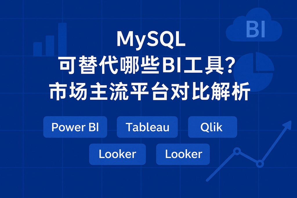 mysql可替代哪些BI工具？市场主流平台对比解析