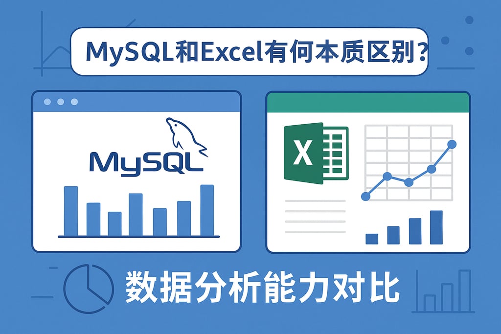 mysql和Excel有何本质区别？数据分析能力对比