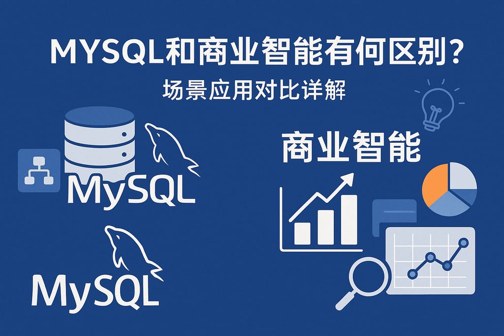 mysql和商业智能有何区别？场景应用对比详解