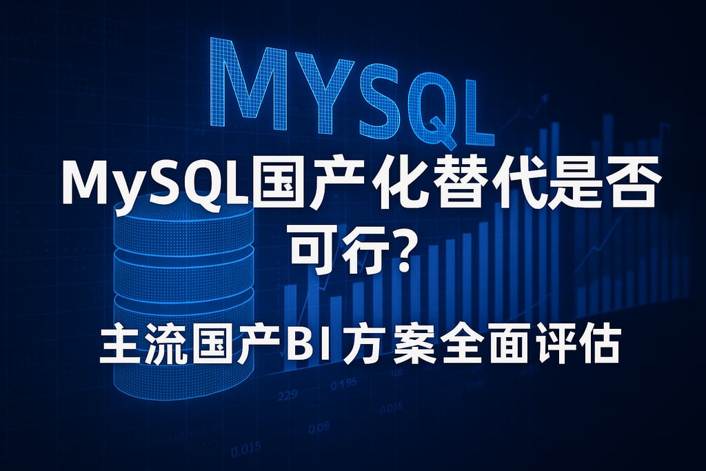 mysql国产化替代是否可行？主流国产BI方案全面评估