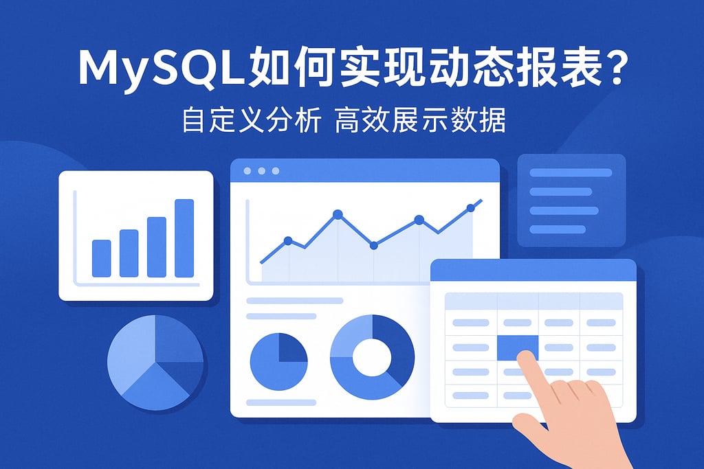 mysql如何实现动态报表？自定义分析高效展示数据