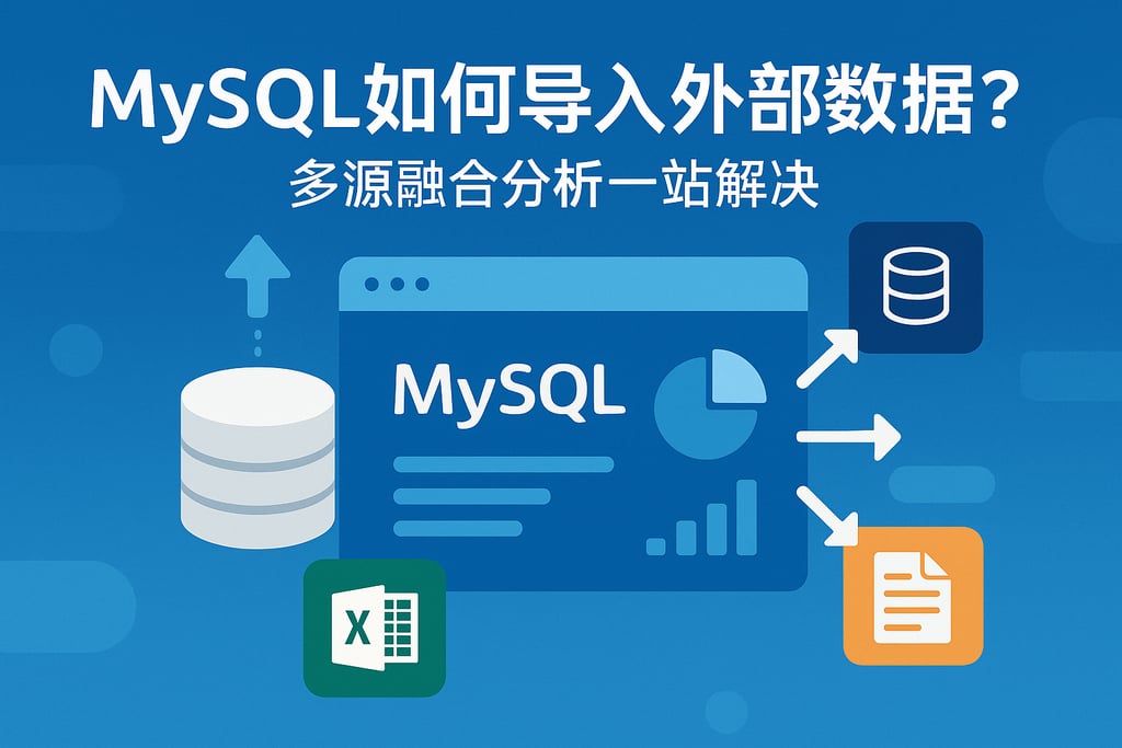 mysql如何导入外部数据？多源融合分析一站解决