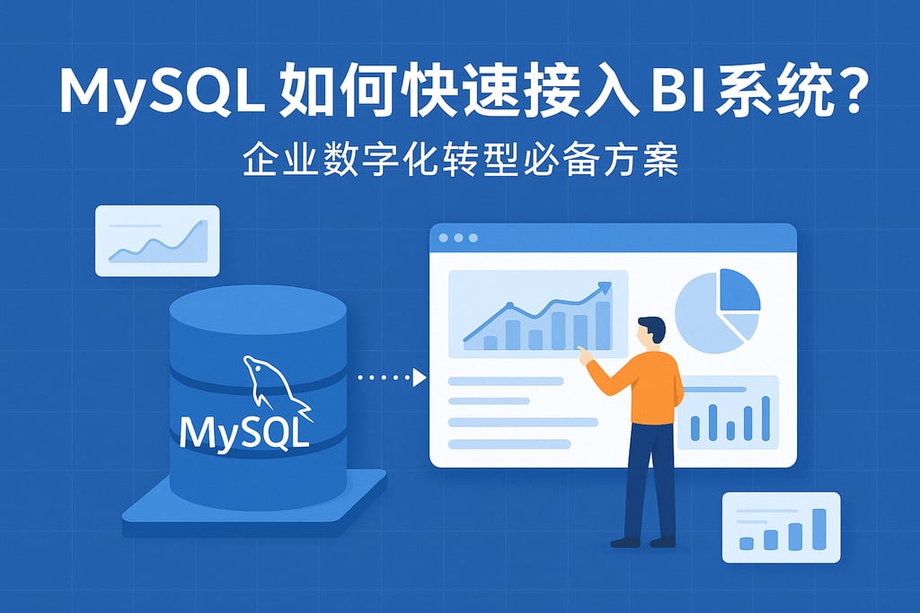 mysql如何快速接入BI系统？企业数字化转型必备方案