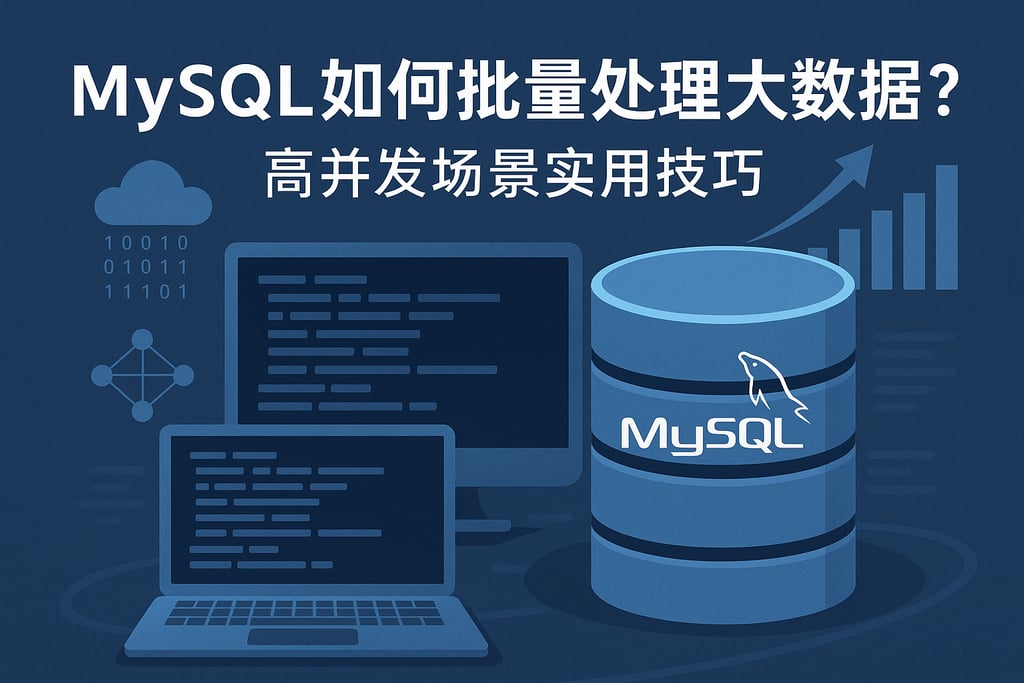 mysql如何批量处理大数据？高并发场景实用技巧