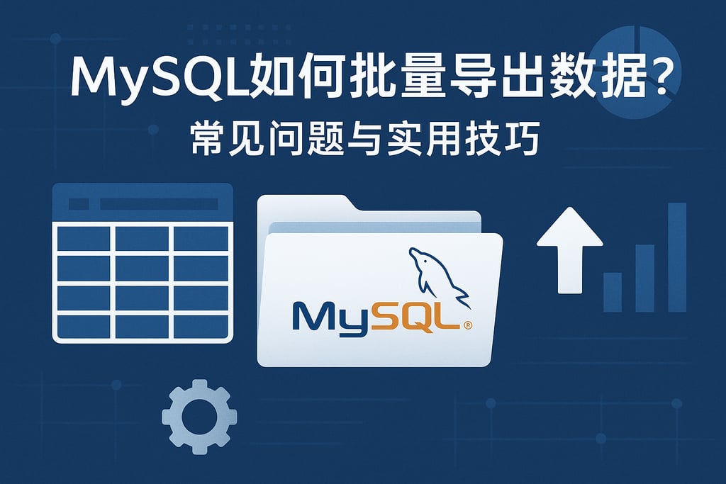 mysql如何批量导出数据？常见问题与实用技巧