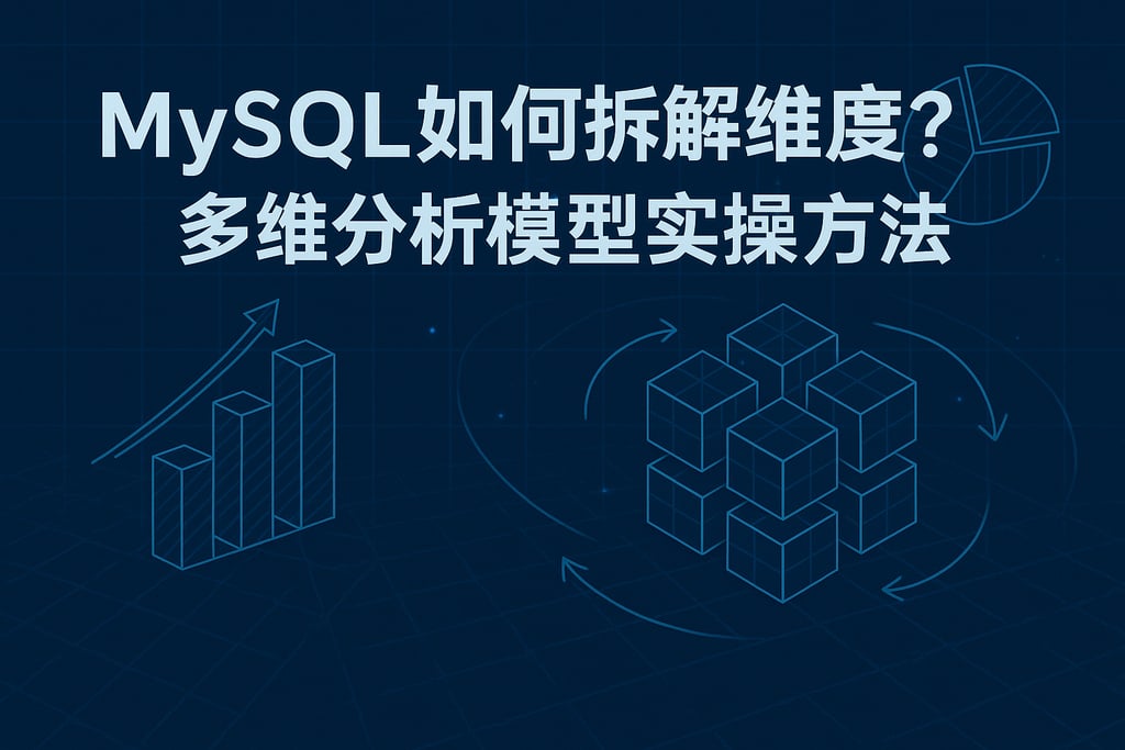 mysql如何拆解维度？多维分析模型实操方法