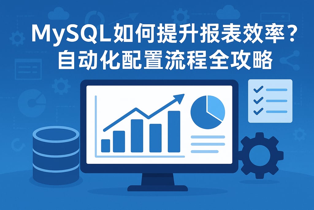 mysql如何提升报表效率？自动化配置流程全攻略