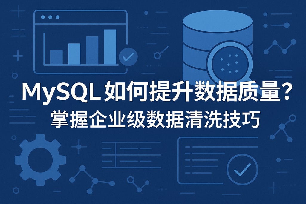 mysql如何提升数据质量？掌握企业级数据清洗技巧