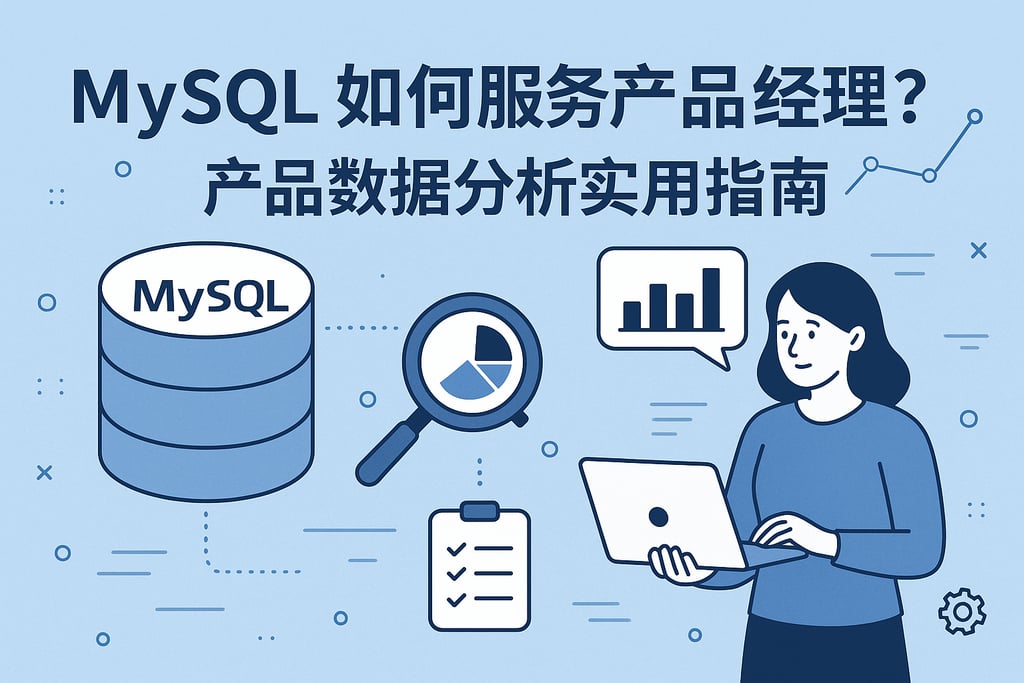 mysql如何服务产品经理？产品数据分析实用指南