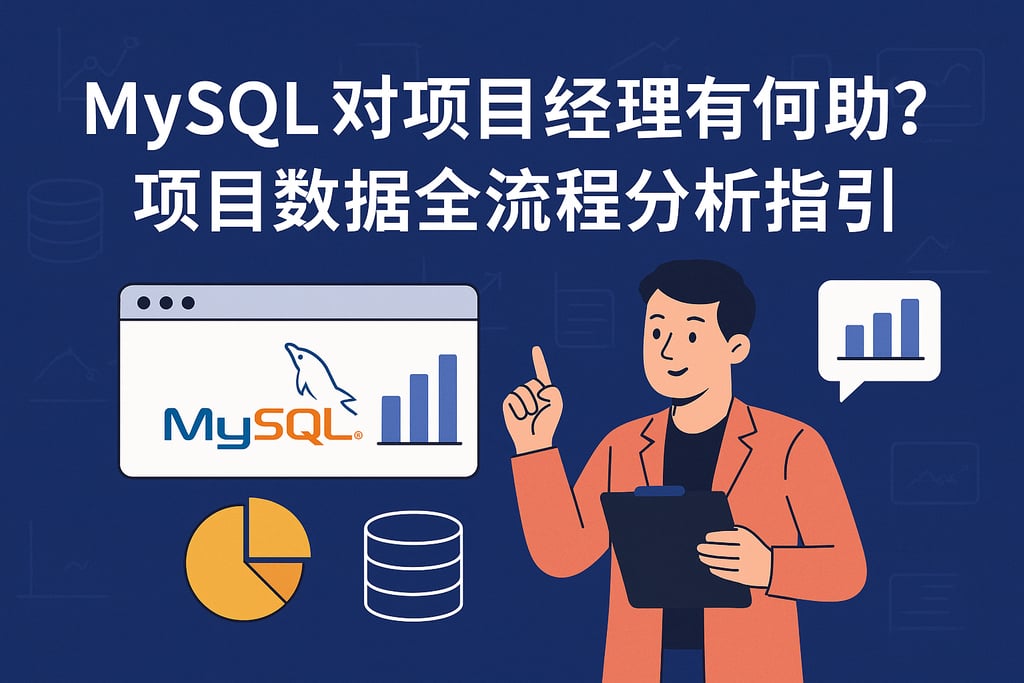 mysql对项目经理有何帮助？项目数据全流程分析指引