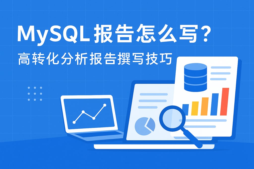 mysql报告怎么写？高转化分析报告撰写技巧