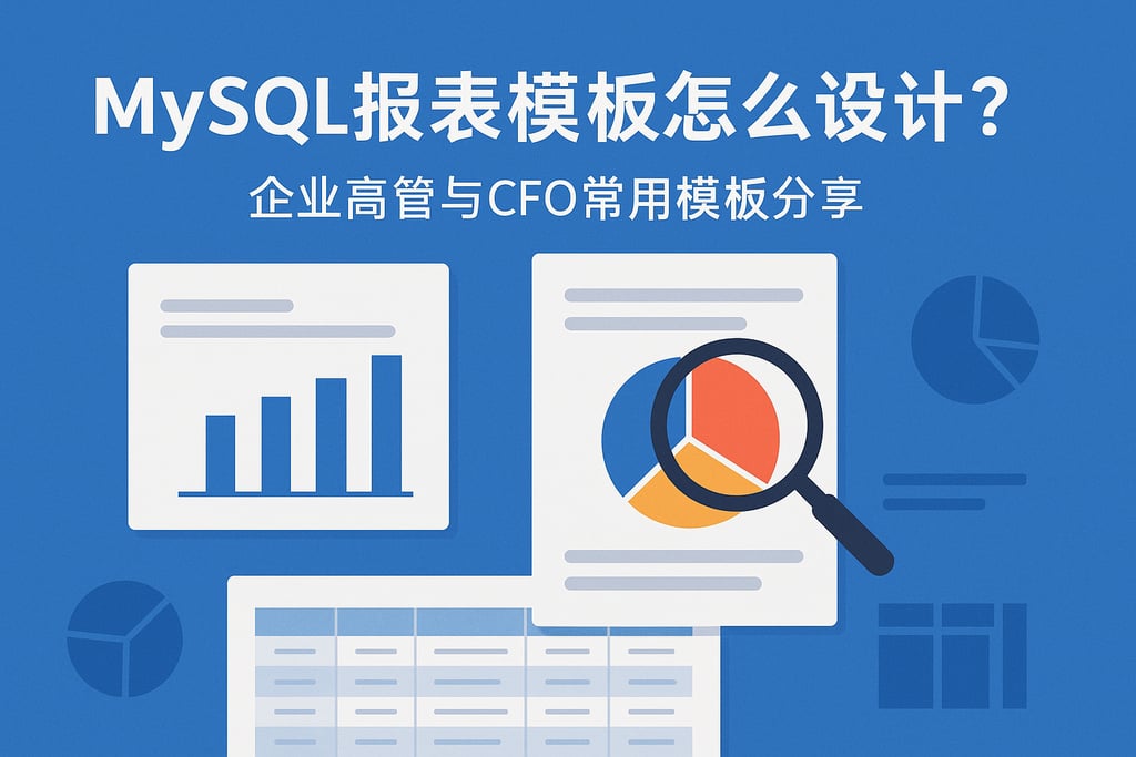mysql报表模板怎么设计？企业高管与CFO常用模板分享