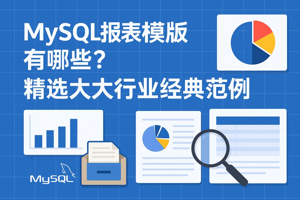 mysql报表模板有哪些？精选四大行业经典范例