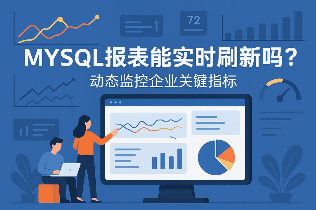 mysql报表能实时刷新吗？动态监控企业关键指标