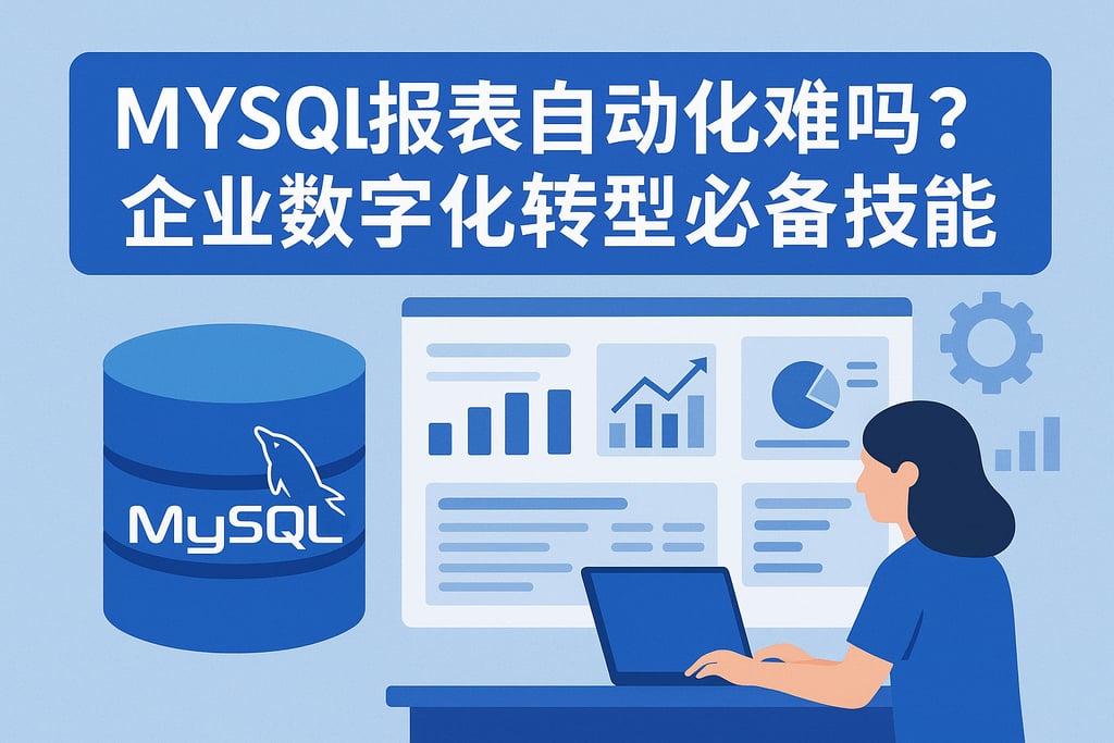 mysql报表自动化难吗？企业数字化转型必备技能