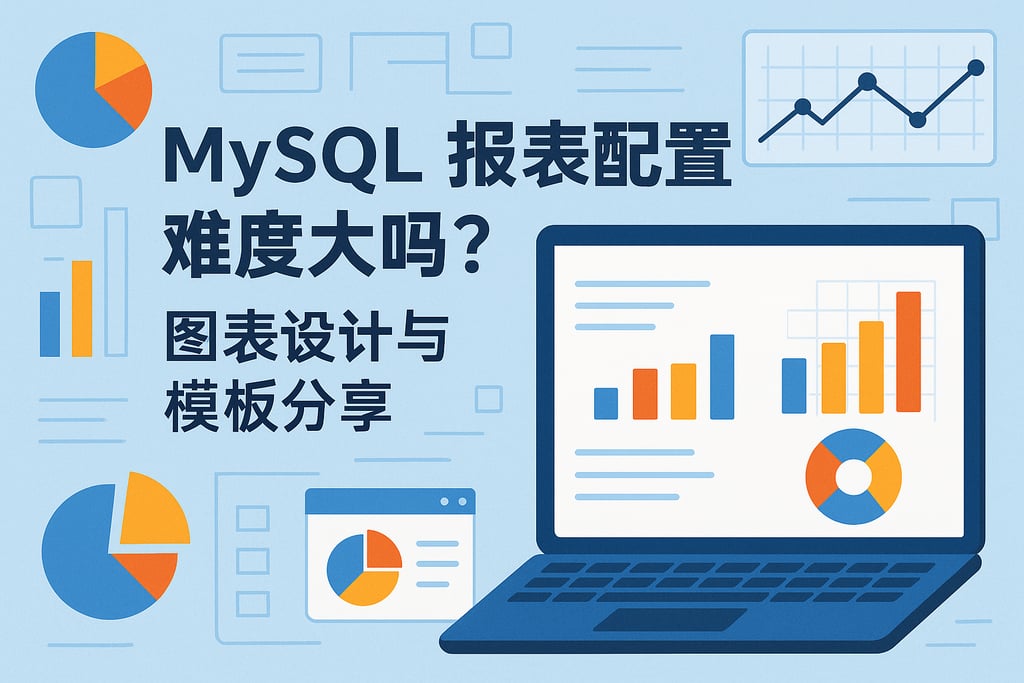 mysql报表配置难度大吗？图表设计与模板分享