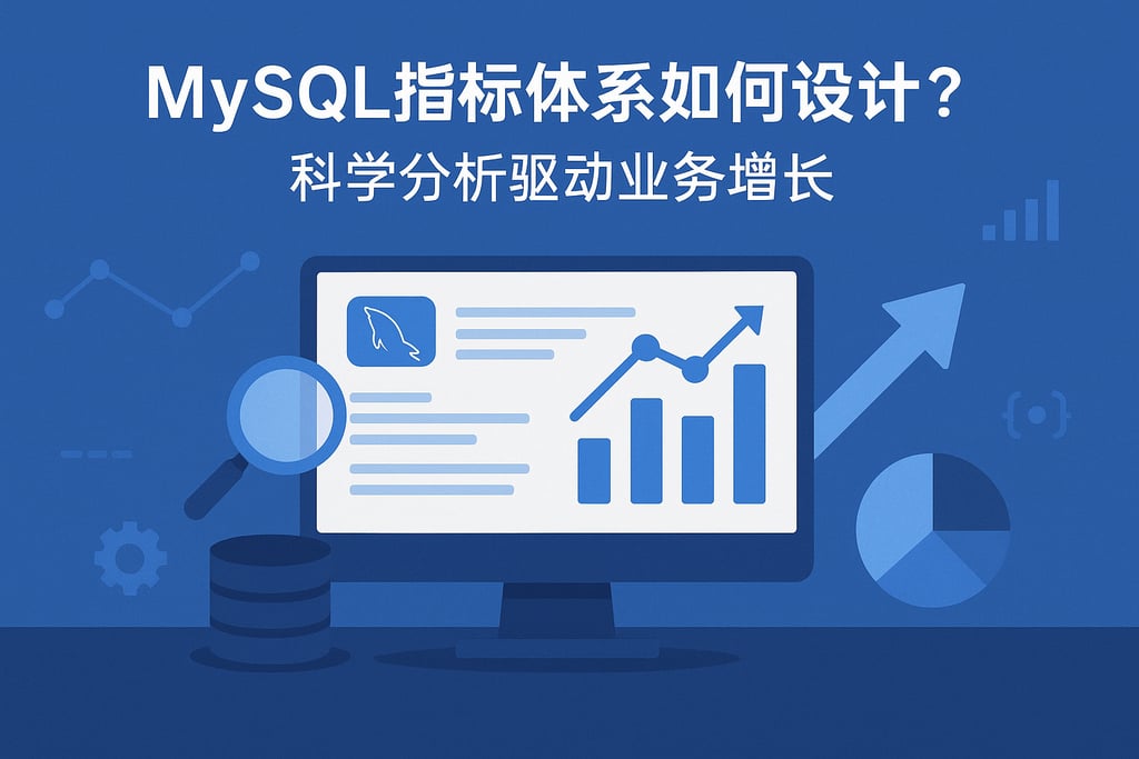 mysql指标体系如何设计？科学分析驱动业务增长