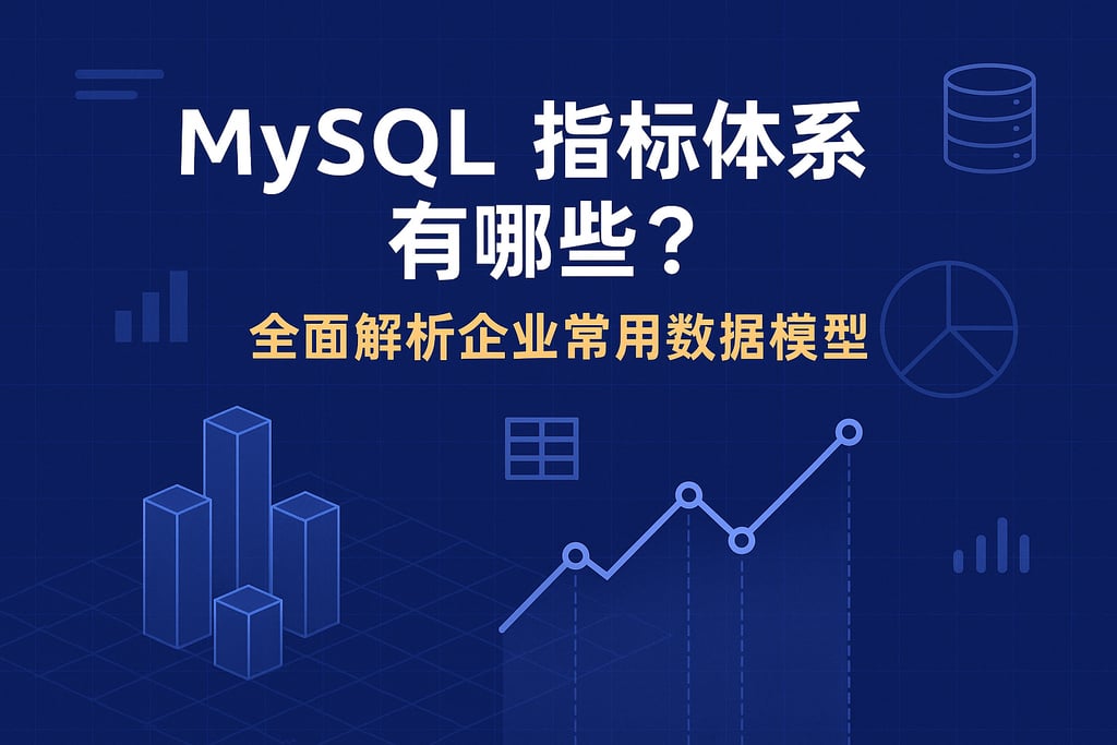 mysql指标体系有哪些？全面解析企业常用数据模型