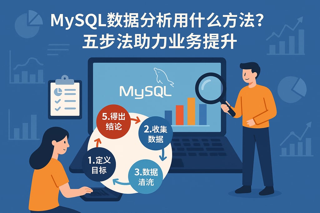 mysql数据分析用什么方法？五步法助力业务提升