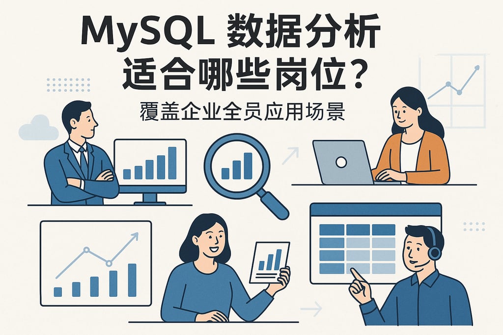 mysql数据分析适合哪些岗位？覆盖企业全员应用场景