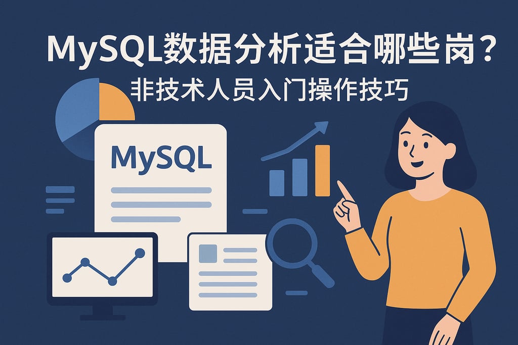 mysql数据分析适合哪些岗位？非技术人员入门操作技巧