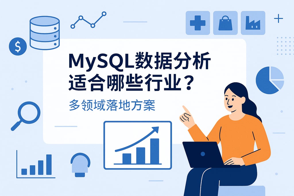 mysql数据分析适合哪些行业？多领域落地方案
