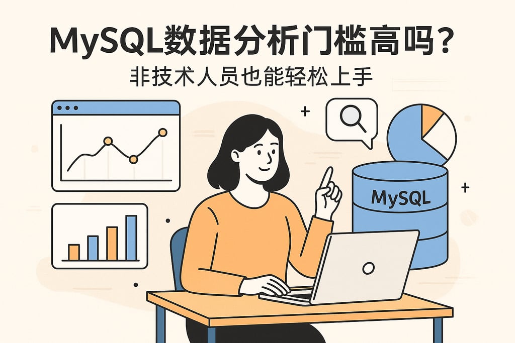 mysql数据分析门槛高吗？非技术人员也能轻松上手
