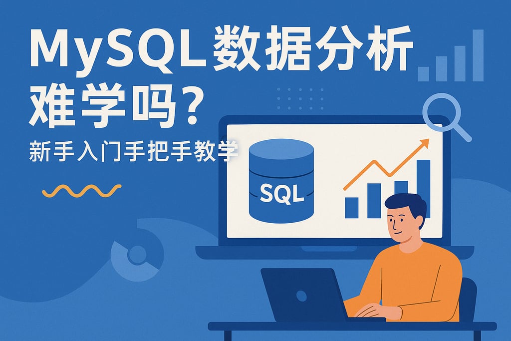 mysql数据分析难学吗？新手入门手把手教学