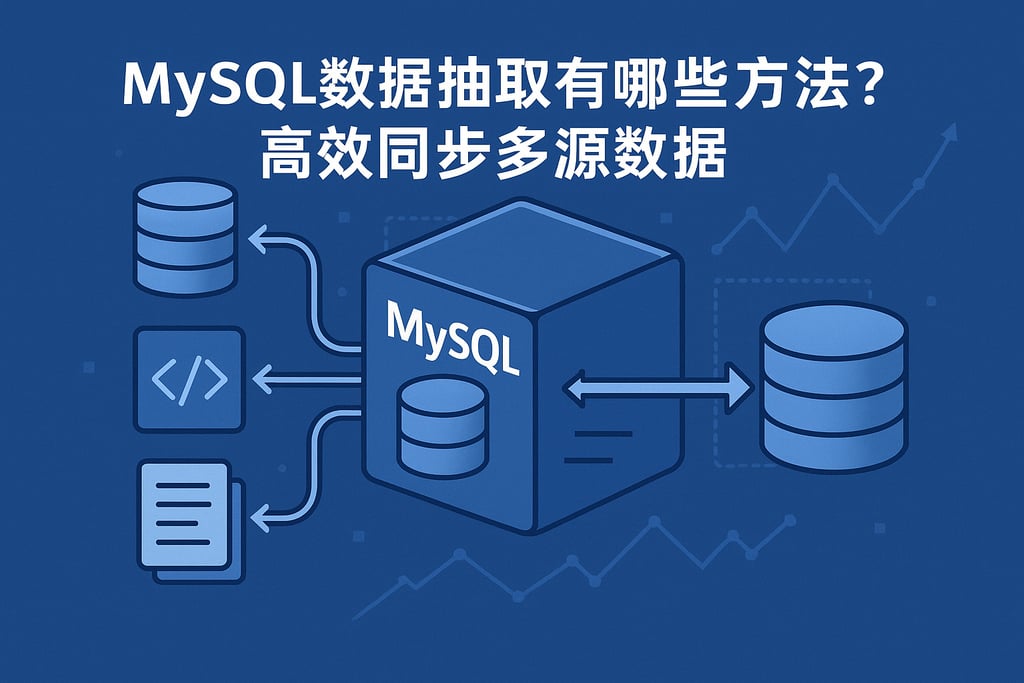 mysql数据抽取有哪些方法？高效同步多源数据