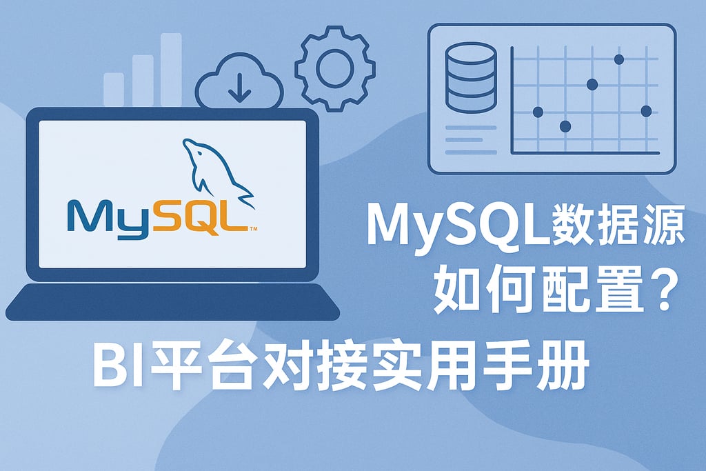 mysql数据源如何配置？BI平台对接实用手册