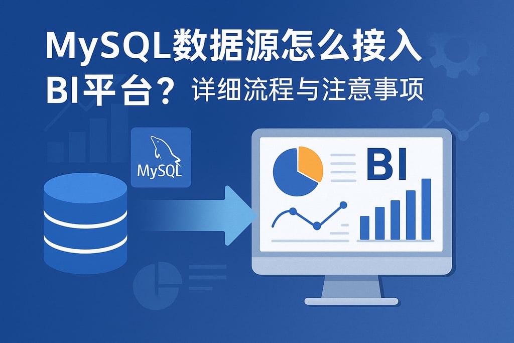 mysql数据源怎么接入BI平台？详细流程与注意事项