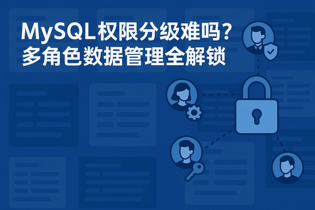 mysql权限分级难吗？多角色数据管理全解锁