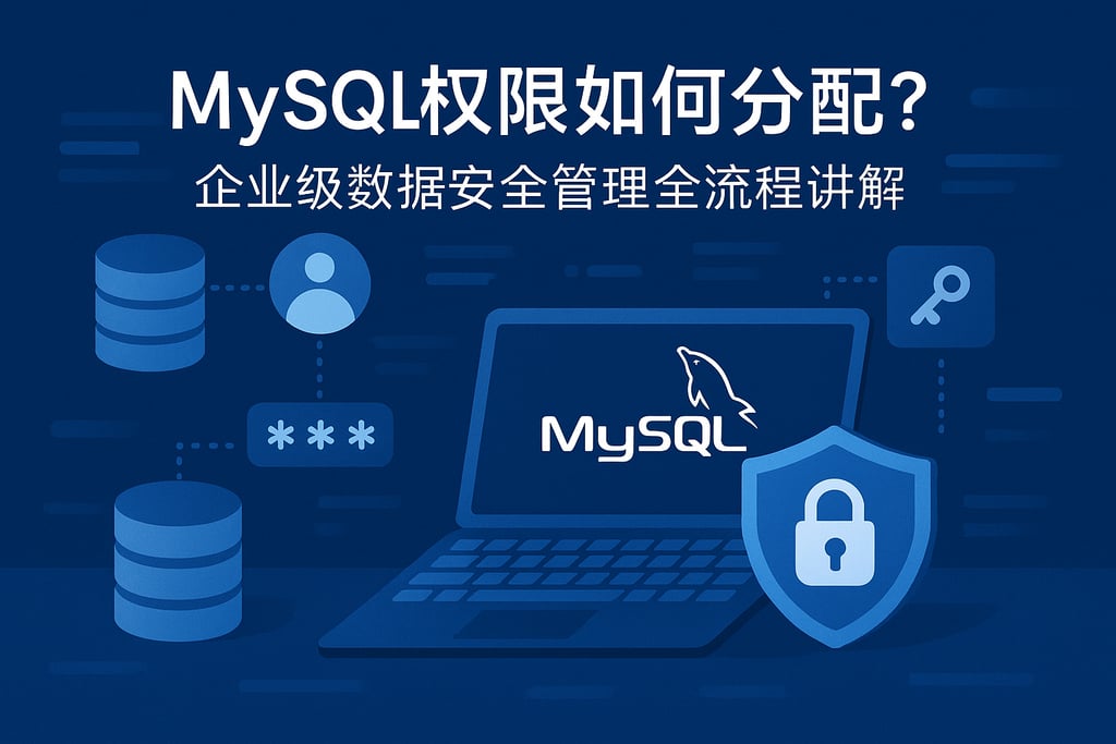 mysql权限如何分配？企业级数据安全管理全流程讲解