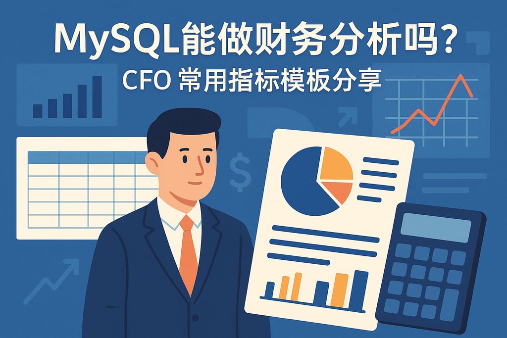 mysql能做财务分析吗？CFO常用指标模板分享