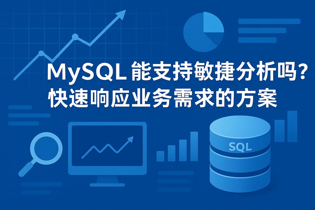 mysql能支持敏捷分析吗？快速响应业务需求的方案