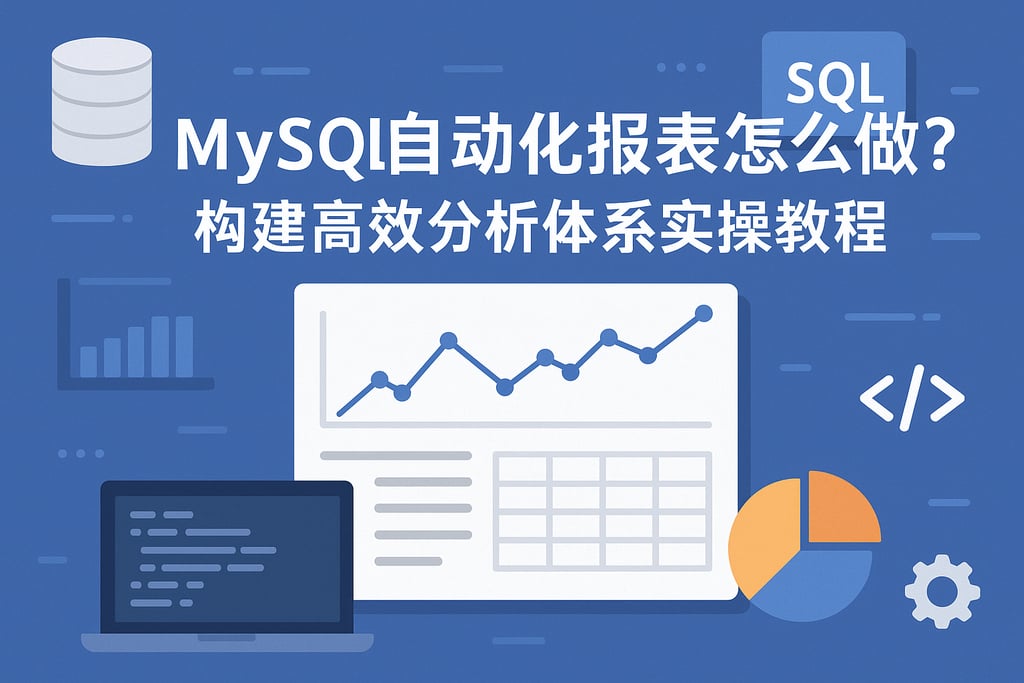 mysql自动化报表怎么做？构建高效分析体系实操教程