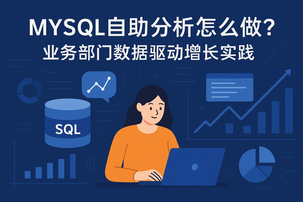 mysql自助分析怎么做？业务部门数据驱动增长实践