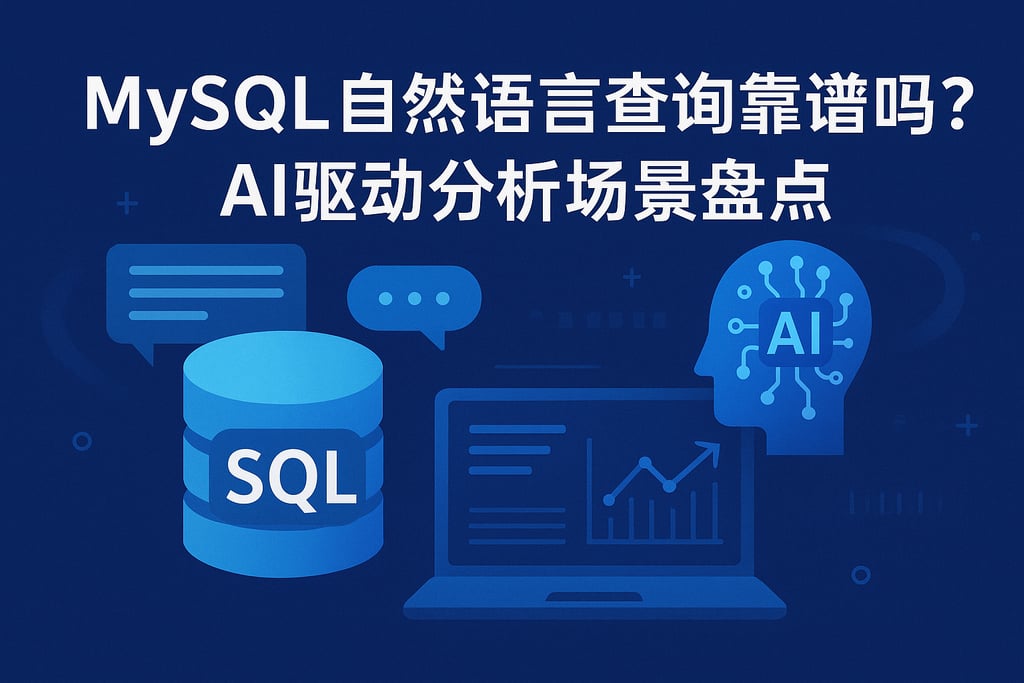 mysql自然语言查询靠谱吗？AI驱动分析场景盘点