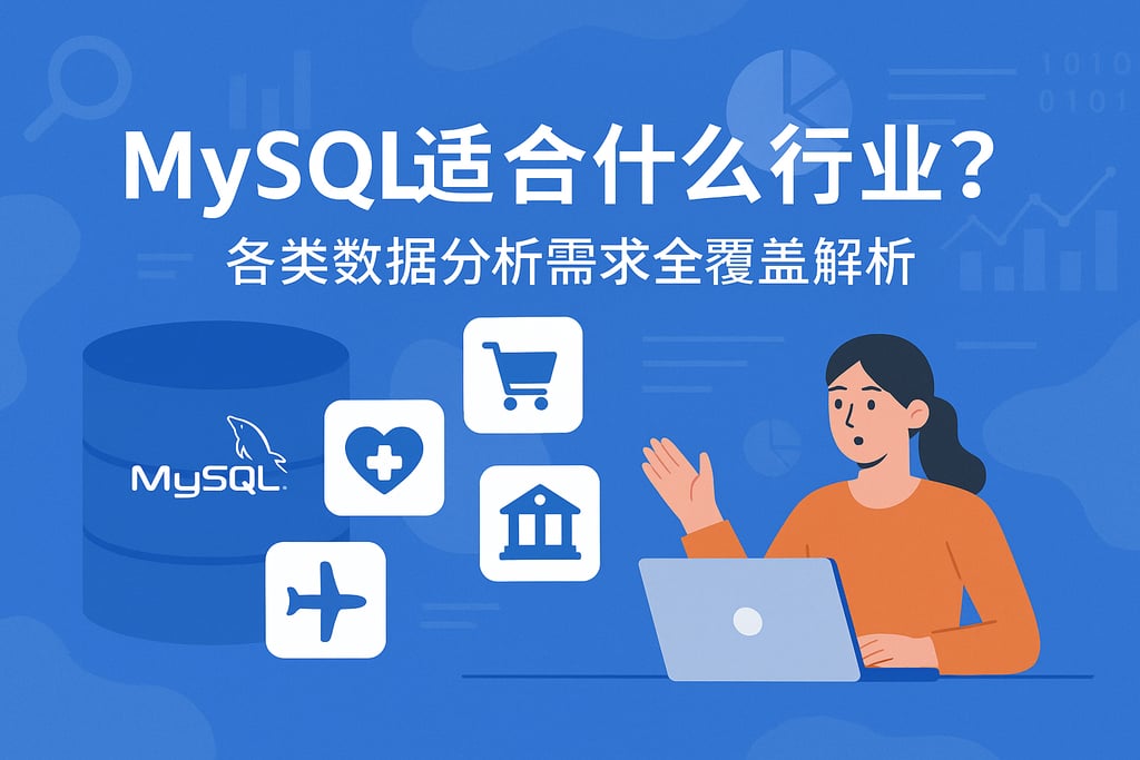 mysql适合什么行业？各类数据分析需求全覆盖解析