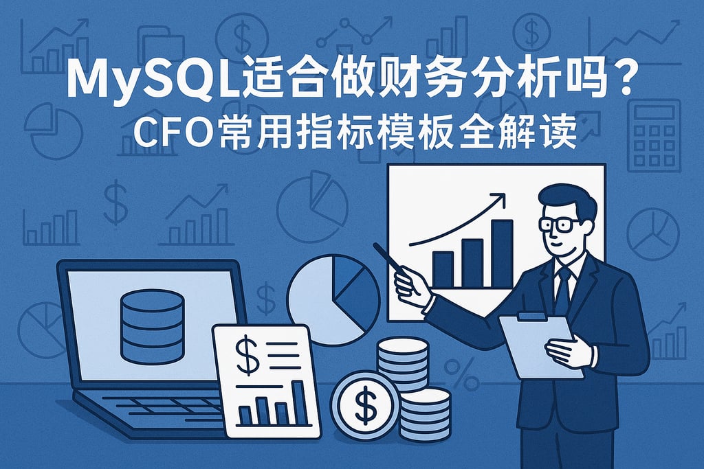 mysql适合做财务分析吗？CFO常用指标模板全解读