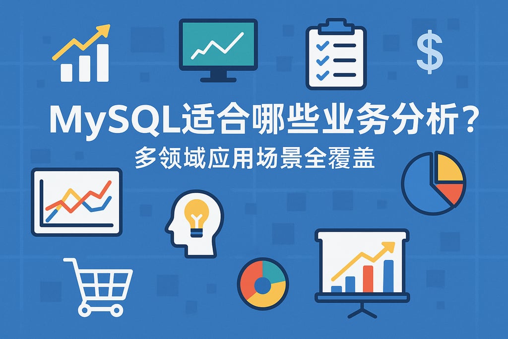 mysql适合哪些业务分析？多领域应用场景全覆盖