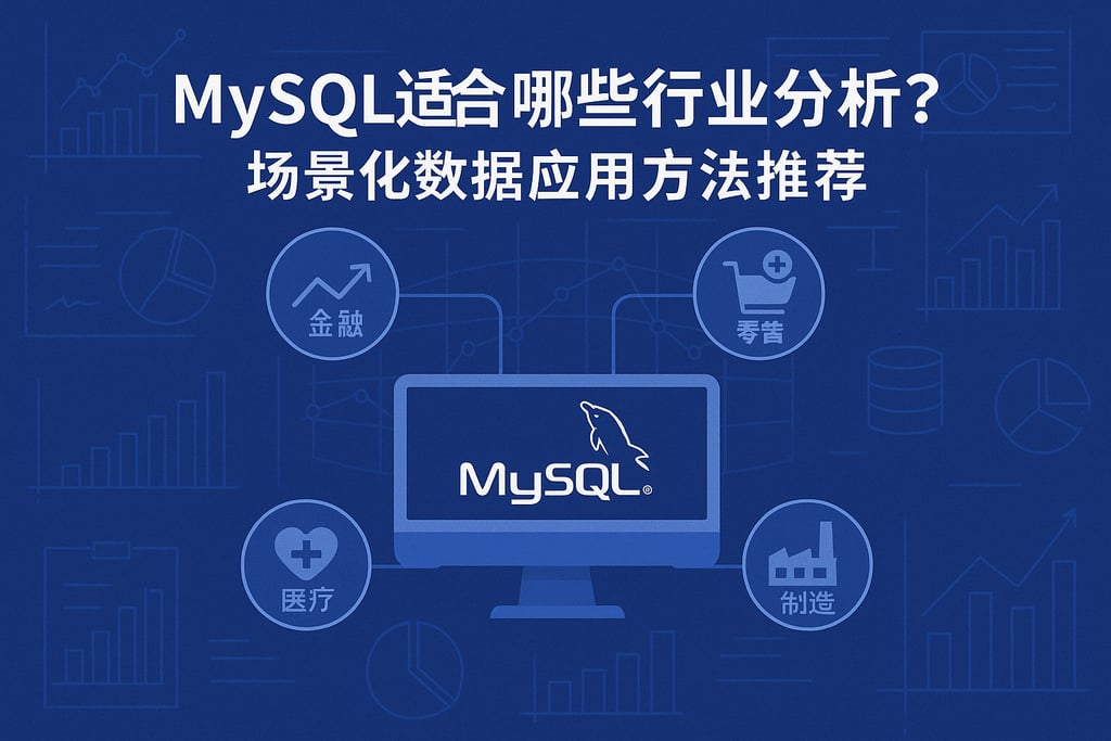 mysql适合哪些行业分析？场景化数据应用方法推荐